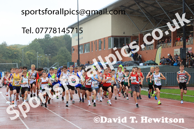Boys Under-13s 2025 Northern Athletics Autumn Road Relays, Leigh, Lancashire. Photo: David T. Hewitson/Sports for All Pics